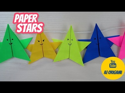 How to Make a Star Decoration Out of Origami Paper