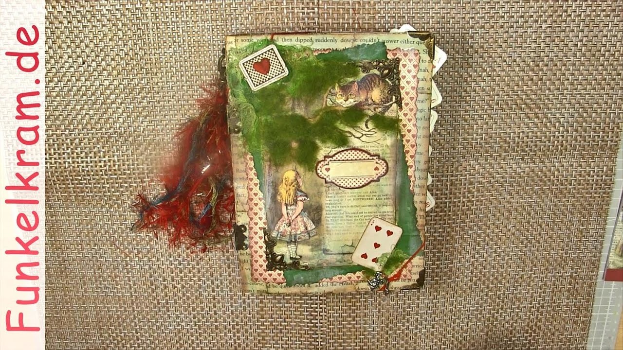 JunkJournal Alice im Wunderland Flipthrough