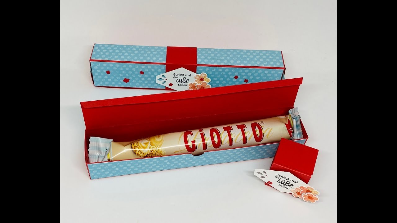 Lange Schachtel mit Manschette für ein Giotto