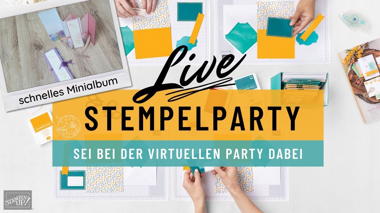 Live-Stempelparty "schnelles Minialbum"