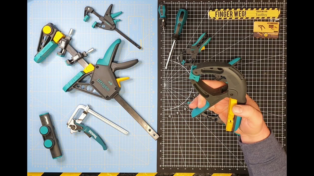 Nichts er Zwingen #69 ???? | Schraubzeingen, Getriebezwingen, Einhandzwingen, Federzwingen und Spanner