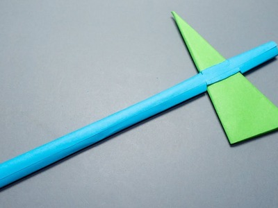 Papier Axt basteln | Papieraxt falten | einfache Anleitung | Basteln mit Papier | Streitaxt Origami