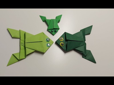 Wie mache ich einen Origami Frosch