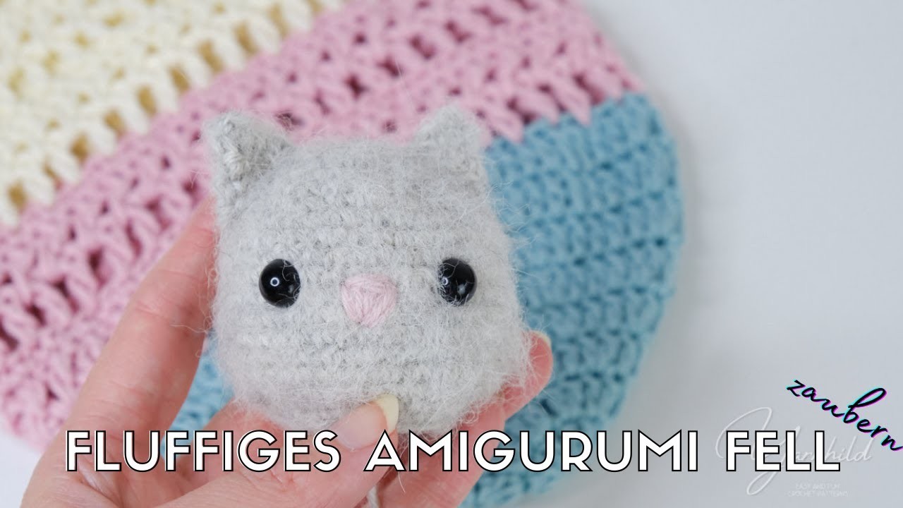 Wie man amigurumi bürstet - Dein Häkeltiere extra süß und fluffig machen -