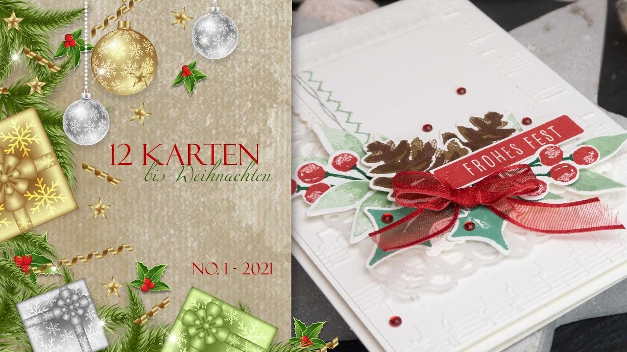 12 Karten bis Weihnachten 2021 Karte #1 | Christmas Season & Weihnachtsgrüße