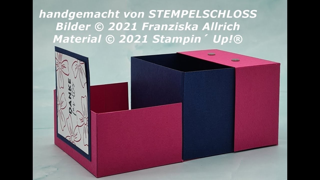 Box mit seitlichen Verschluss | Tutorial | Mit Produkten von Stampin´ Up!®