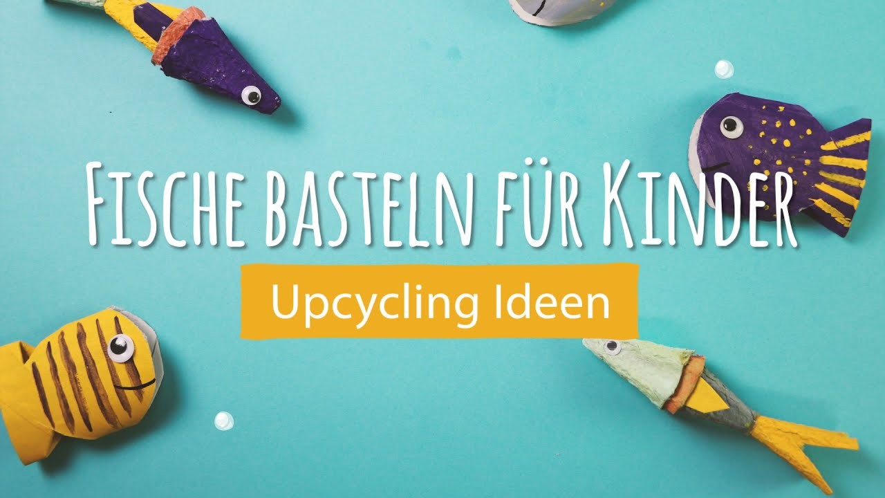 DIY Fische basteln | Upcycling Idee | Talu.de