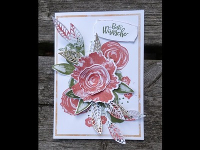 Karte mit dem Set "Kunstvoll coloriert" von Stampin'Up!