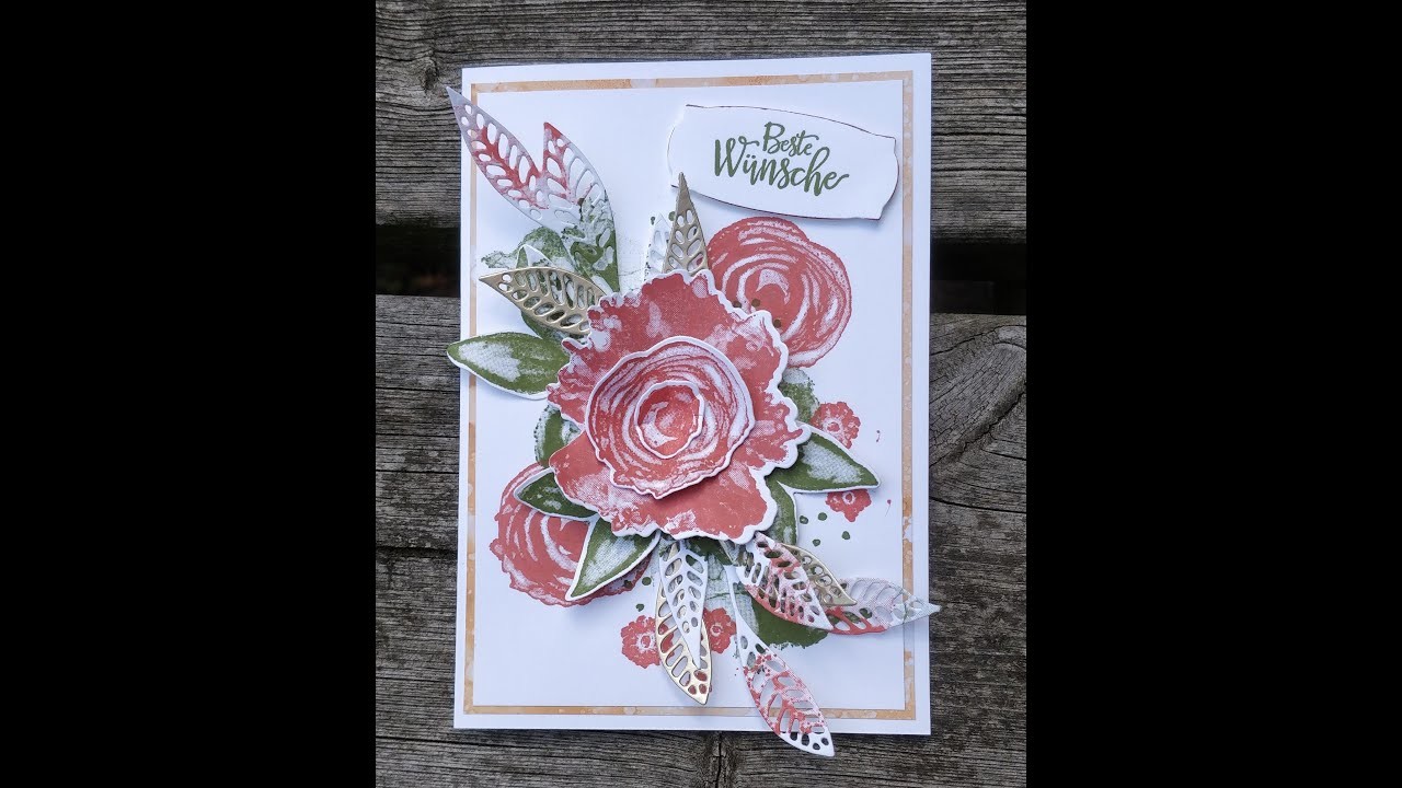 Karte mit dem Set "Kunstvoll coloriert" von Stampin'Up!