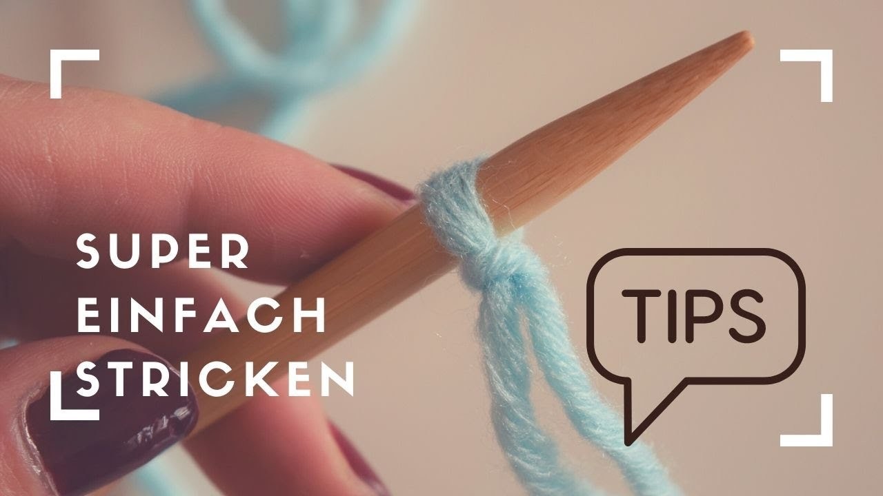 Maschenanschlag ohne Anfangsknoten stricken #stricktipps