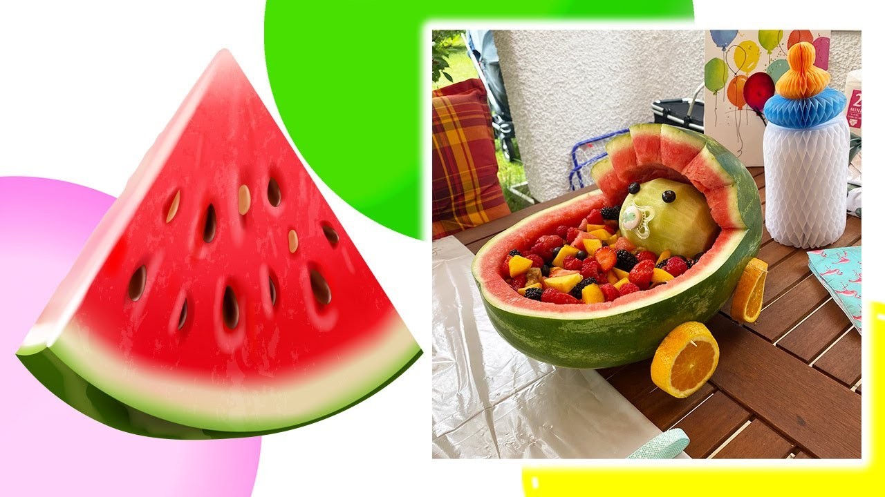 Melonen Baby Anleitung. DIY Watermelon Baby