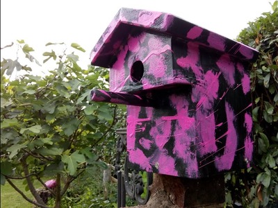 Nistkasten mit Alkoven  -  selber bauen