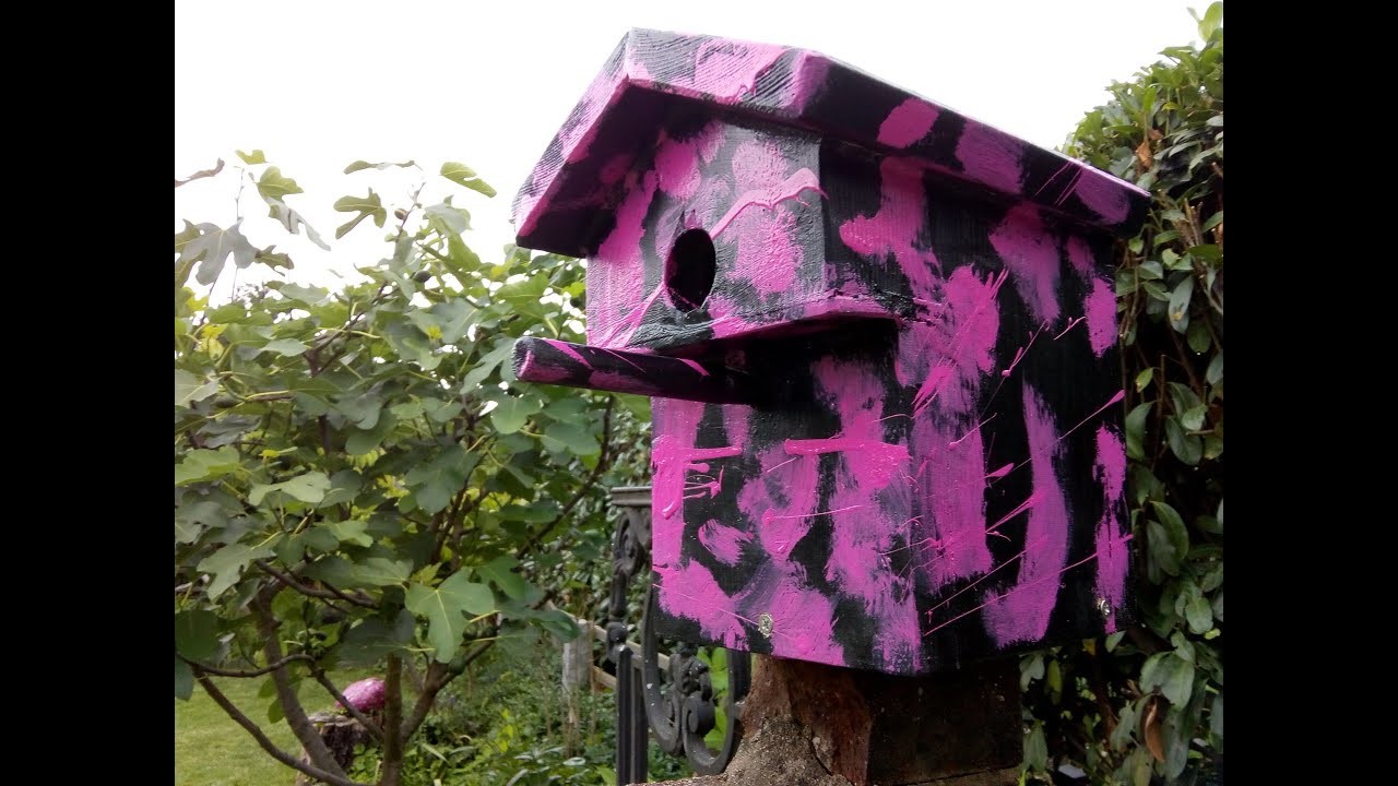 Nistkasten mit Alkoven  -  selber bauen