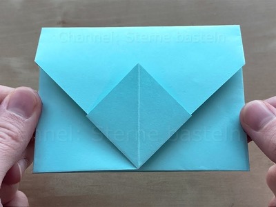 Origami Brief basteln: Briefumschlag falten - Kuvert selber basteln mit Papier ✉