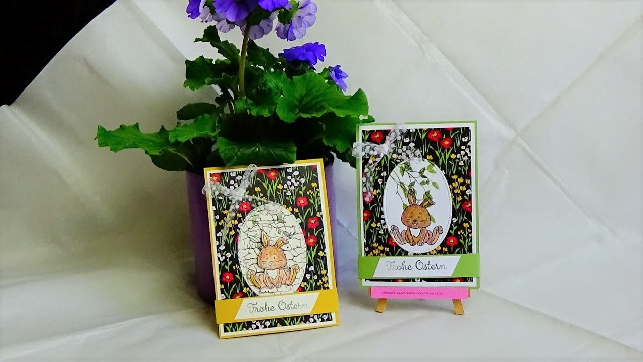 Anleitung - Panel-Pop-Up-Karte zu Ostern, mit den verrückten Hähnen.Hühnern.