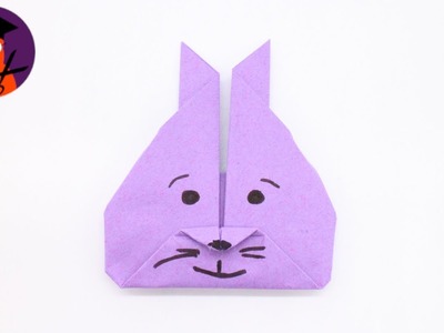 Basteln mit Papier Origami Osterhase Hase DIY Deko für Ostern, Muttertag & Geburtstag #wplus.tv
