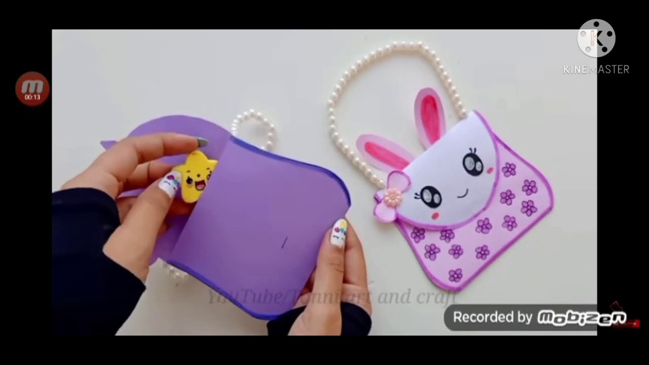 Basteln papier tasche