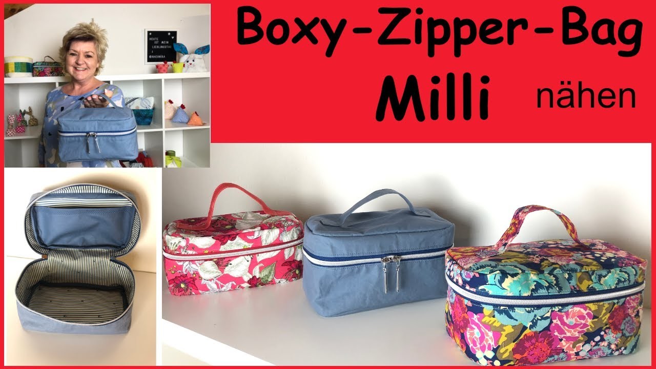 Boxy-Zipper-Bag "Milli", das praktische Täschchen