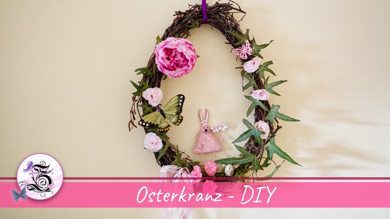 DIY Blütenreicher Osterkranz