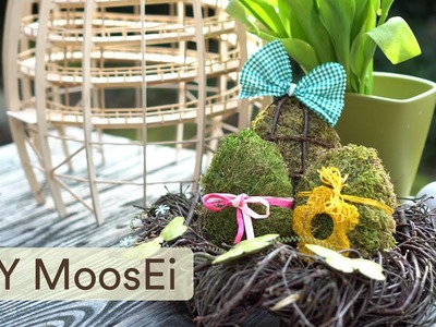 DIY MoosEi – Osterdekoration aus Naturmaterialien zum Selbermachen