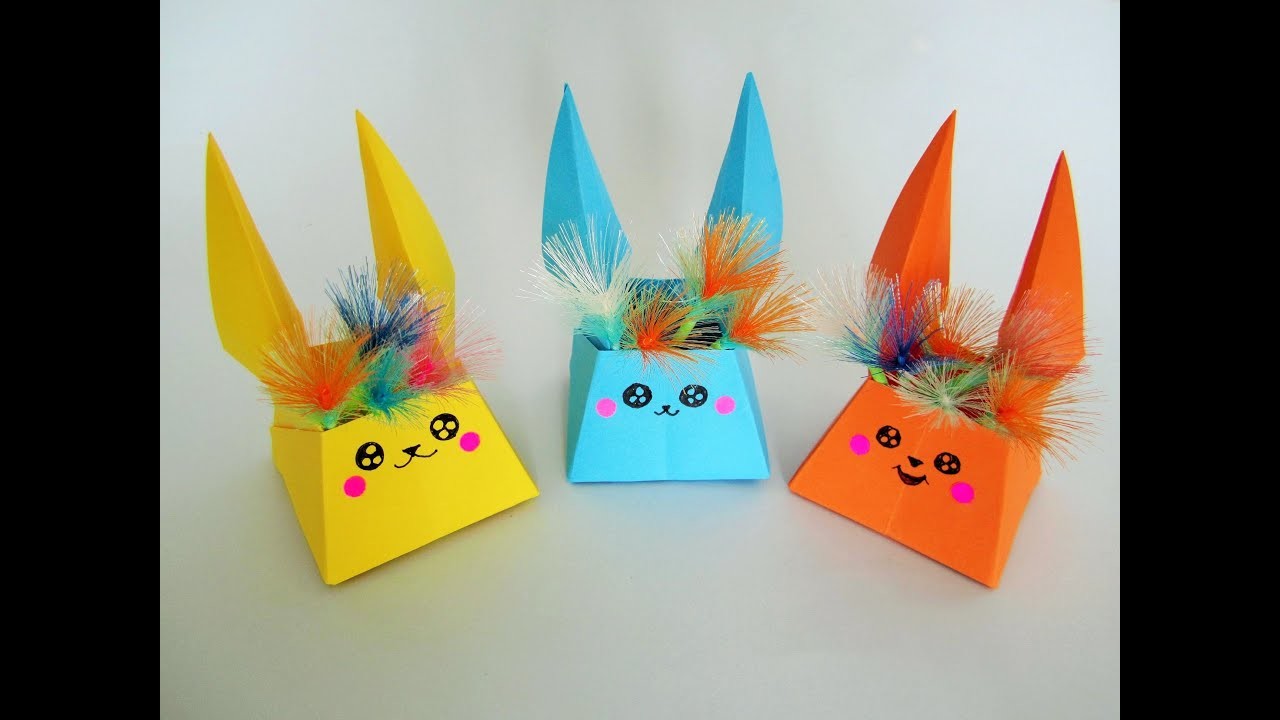 DIY: schnelle Ostergeschenke.quick easter gifts. Origami