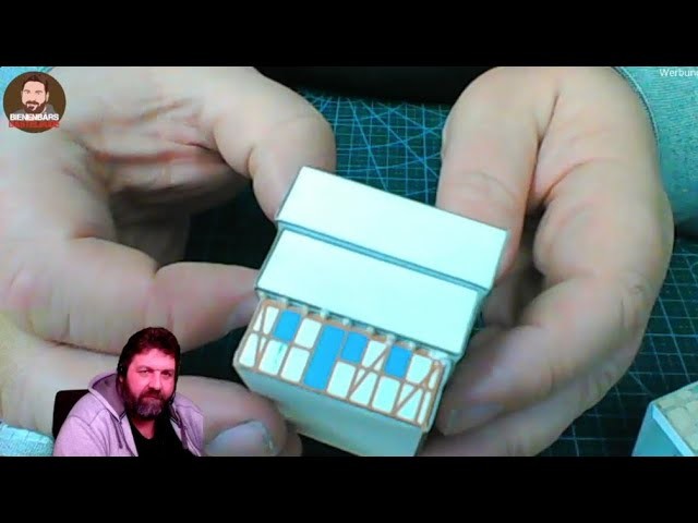 Fachwerkhaus 1 zu 220 selber entwickeln  Kartonmodellbau Teil 3