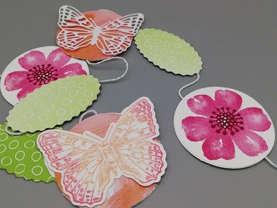 Frühlingsdeko. Girlande. Stampin' Up!