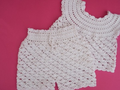 How to make a very easy crochet short. WITH GRAPHICS ON THE VIDEO