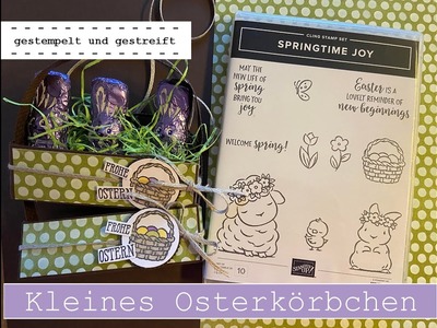Kleines Osterkörbchen | Springtime Joy | Hasengarage | Anleitung mit Produkten von Stampin Up
