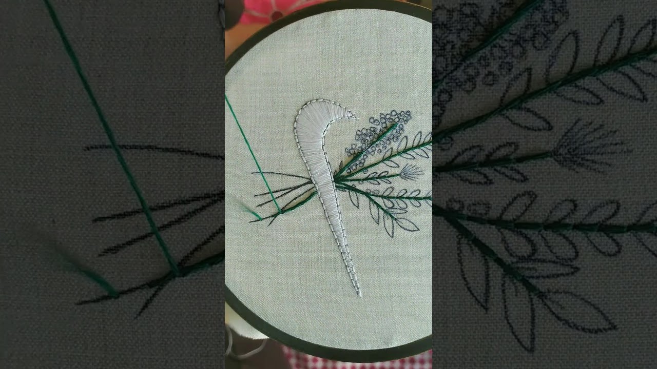 Nike logo embroidery