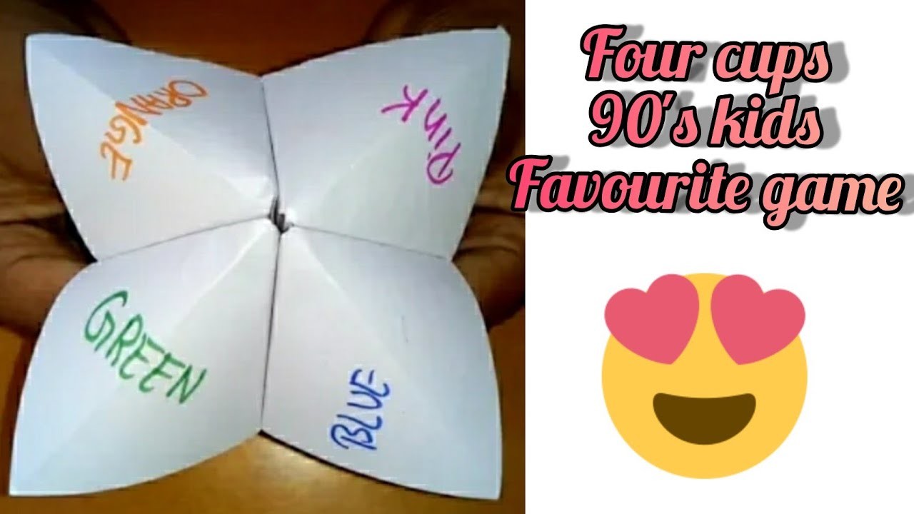 Origami fortune teller.paper fortune teller. home made paper fortune teller