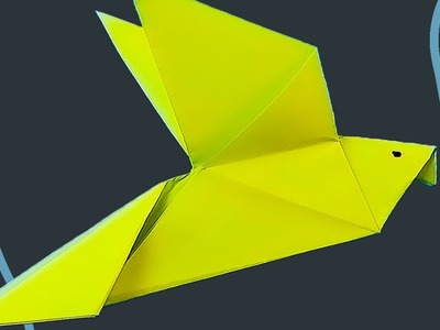 Origami Vogel basteln aus Papier | Schnell und Einfach einen Vogel basteln