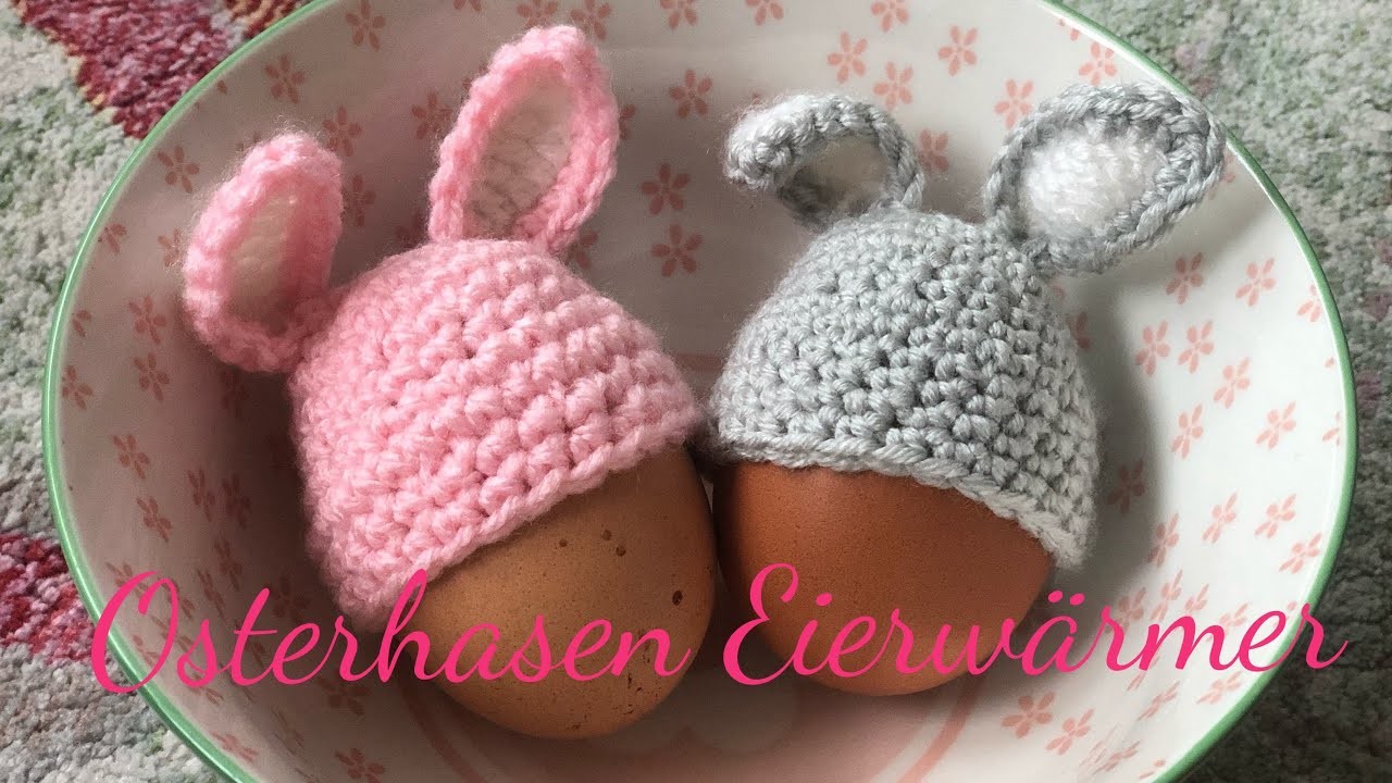 Osterhasen Eierwärmer häkeln - Ostergeschenk | Xenia.x