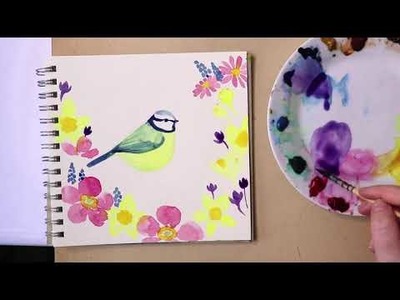 Osterkarten-Malerei - Videokurs Aquarellmalen mit Jenny Thalheim