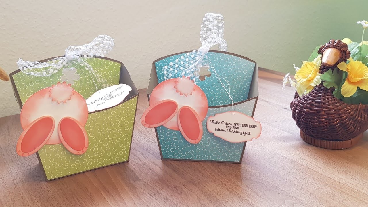 Ostern: Pommes-Tüte mit Hasen-Popo