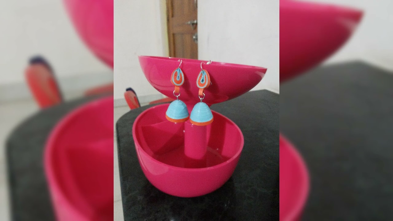 Paper Quiling Jhumkas