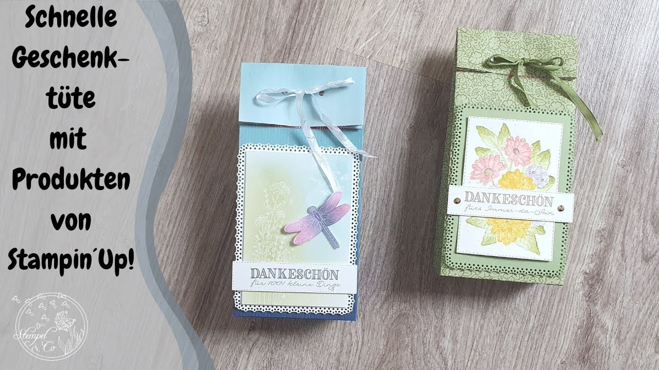 Schnelle Geschenktüte mit Produkten von Stampin´Up!