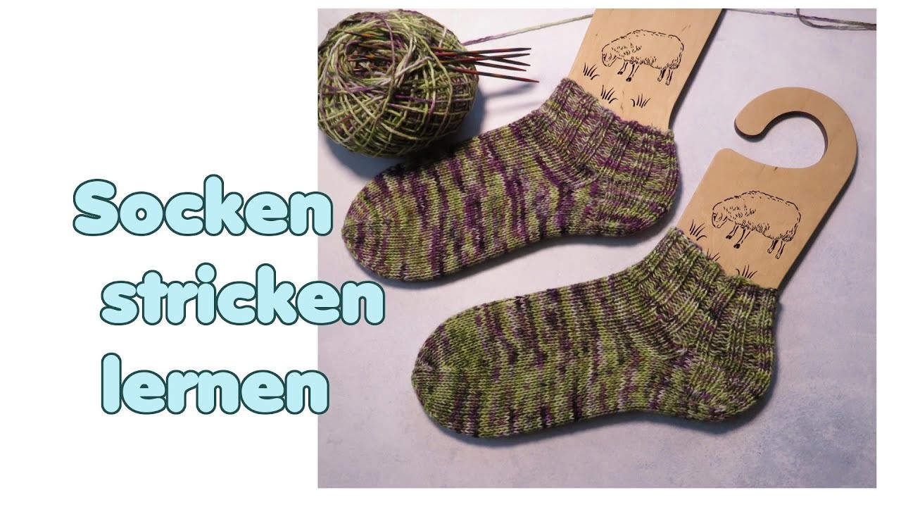 Socken stricken leicht gemacht TEIL 1 (Bündchen, verstärkte Ferse)
