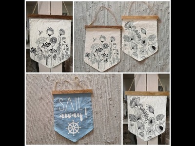 Upcycling Idee Wimpel-Deko