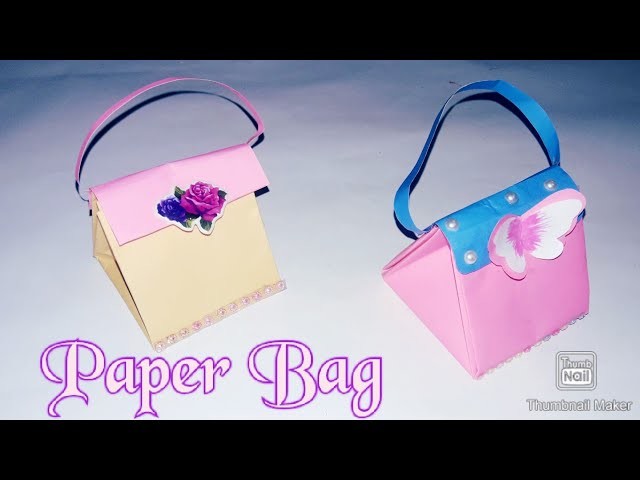 Diy Paper Bag || Origami Handmade Paper Bag