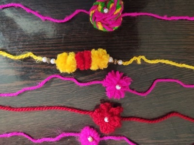DIY Woolen handmade Rakhi