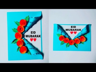 EID MUBARAK Special Card Handmade. Happy Eid Mubarak 2021. Eid Day. .
