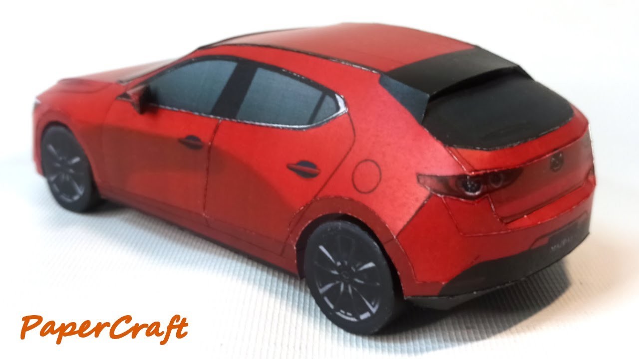 Mazda 3 papercraft