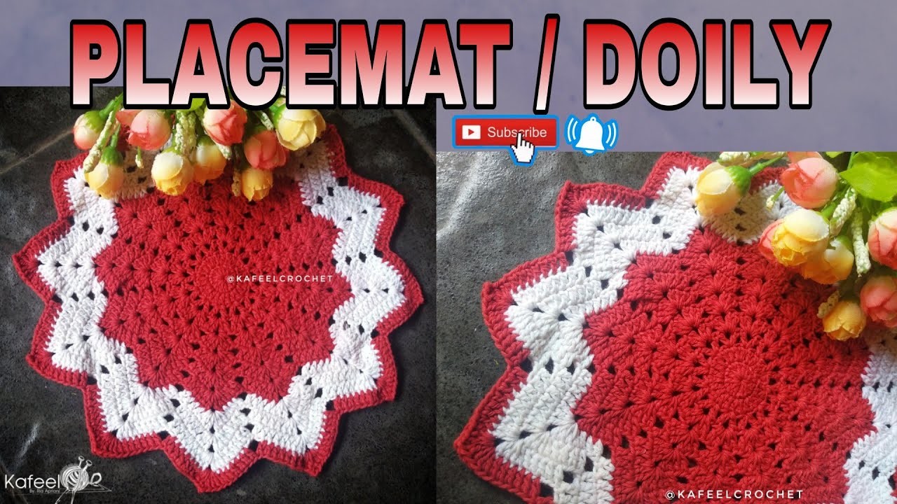 PLACEMAT. DOILY CROCHET