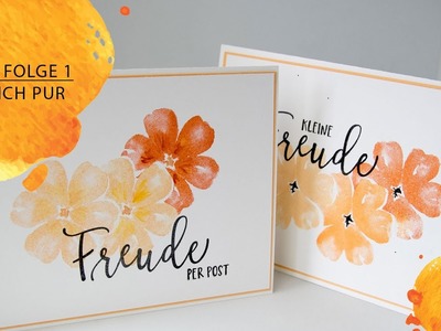 Stampin' Up! Retro - Folge 1 - Papaya und Pfirsisch