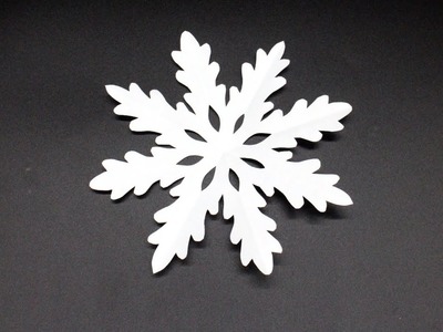 Basteln mit Papier Schneeflocke für Advent, Winter & Weihnachten W+