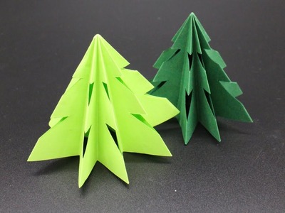 Basteln mit Papier Tannenbaum für Winter, Advent & Weihnachten W+