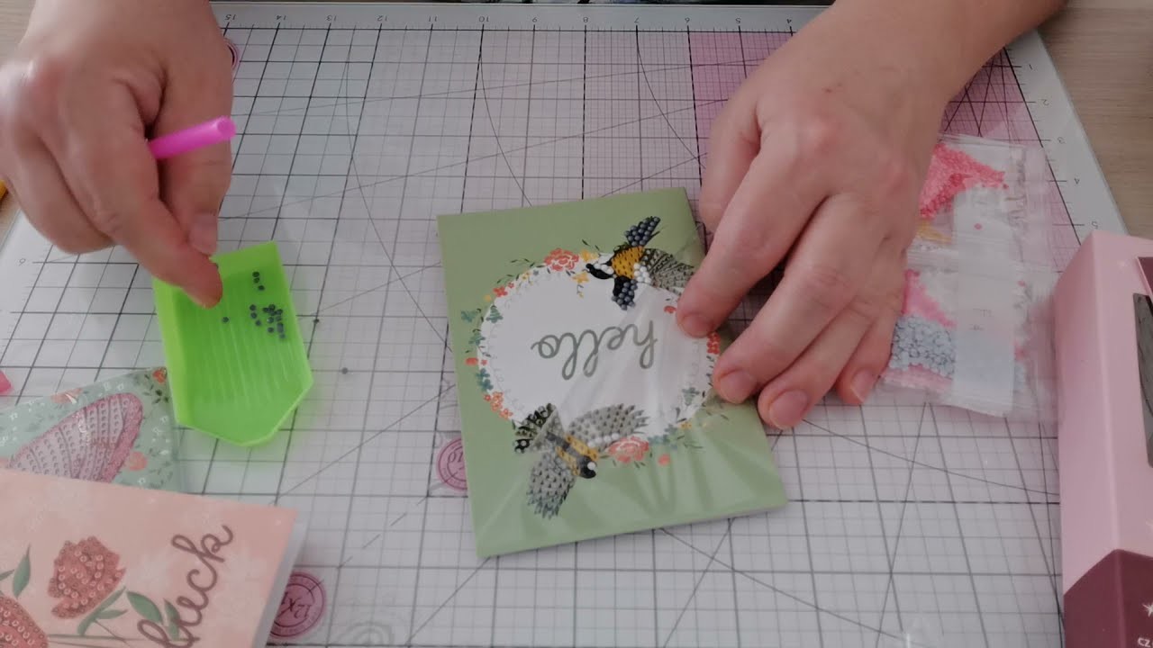 Cardmaking. DIY.Grußkarten mit Diamantmalerei. 08.07.2021