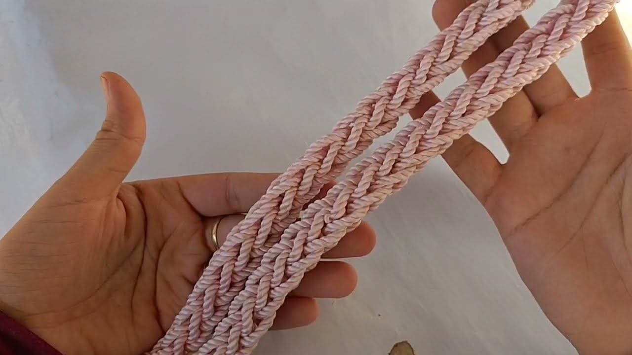 طريقه جديده و سهله لعمل يد شنطه كروشيه