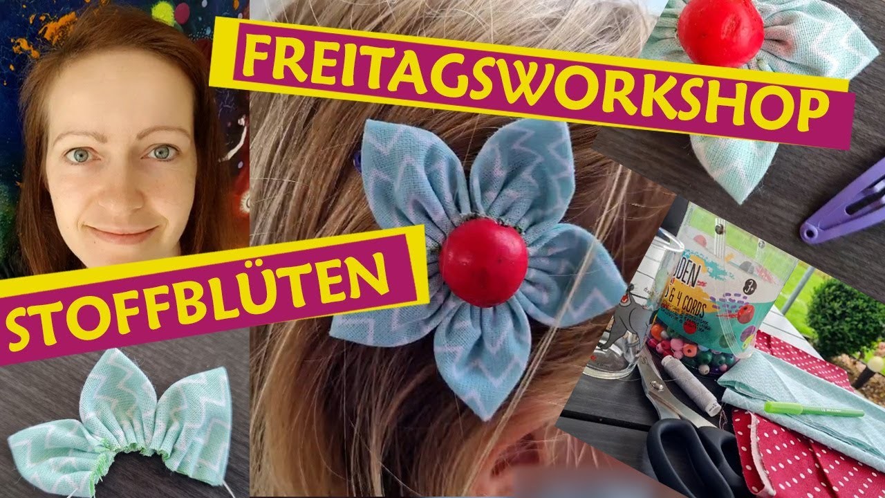 Mütter-Kinder-Zentrum Freitagsworkshop - Stoffblüten